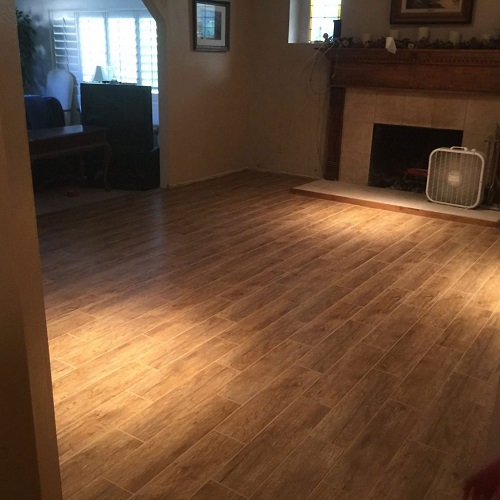A Picture of a Tile Wood Floor.