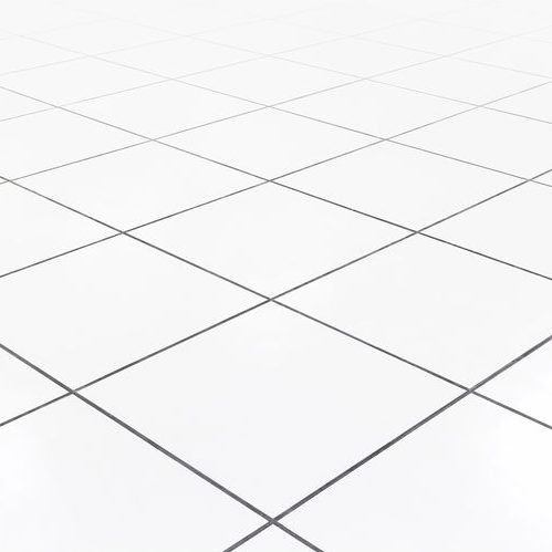A Picture of a White Tile Floor.